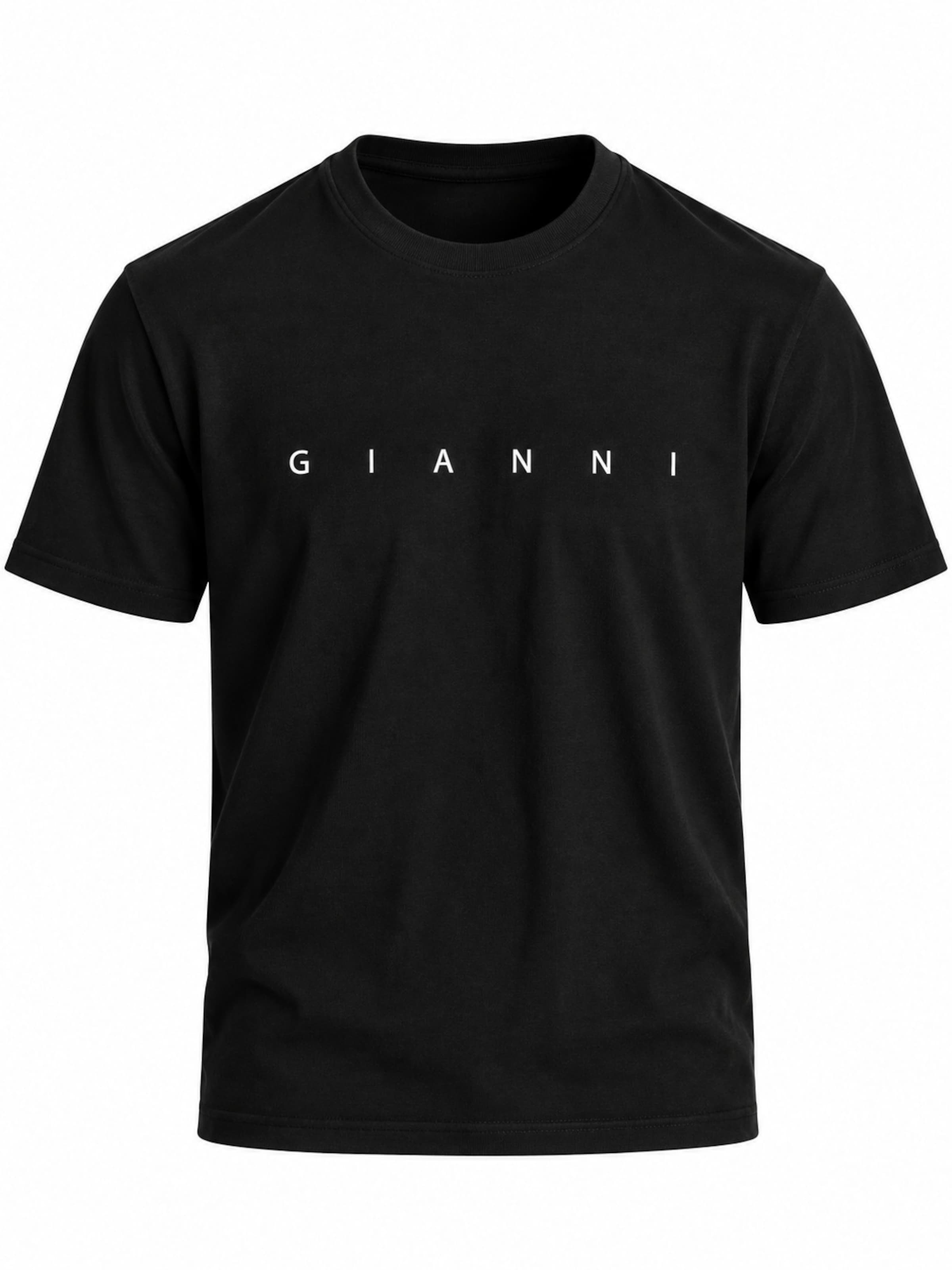 Gianni Kavanagh Shirt in Schwarz: Vorderseite