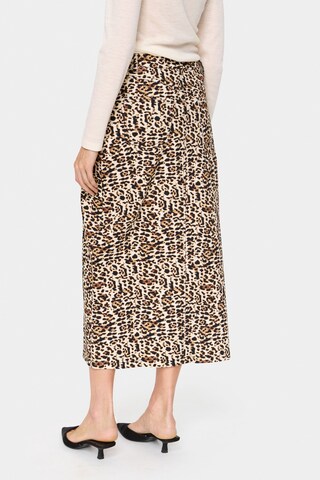 SAINT TROPEZ Skirt 'Zeeka' in Beige