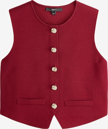 Next Жилет от костюма в Красный: спереди