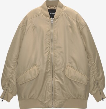 Pull&Bear Between-Season Jacket in Beige: front