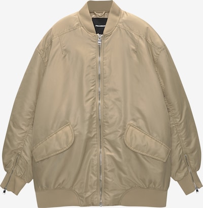 Pull&Bear Veste mi-saison en beige foncé, Vue avec produit