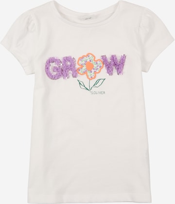 s.Oliver Shirt in Wit: voorkant