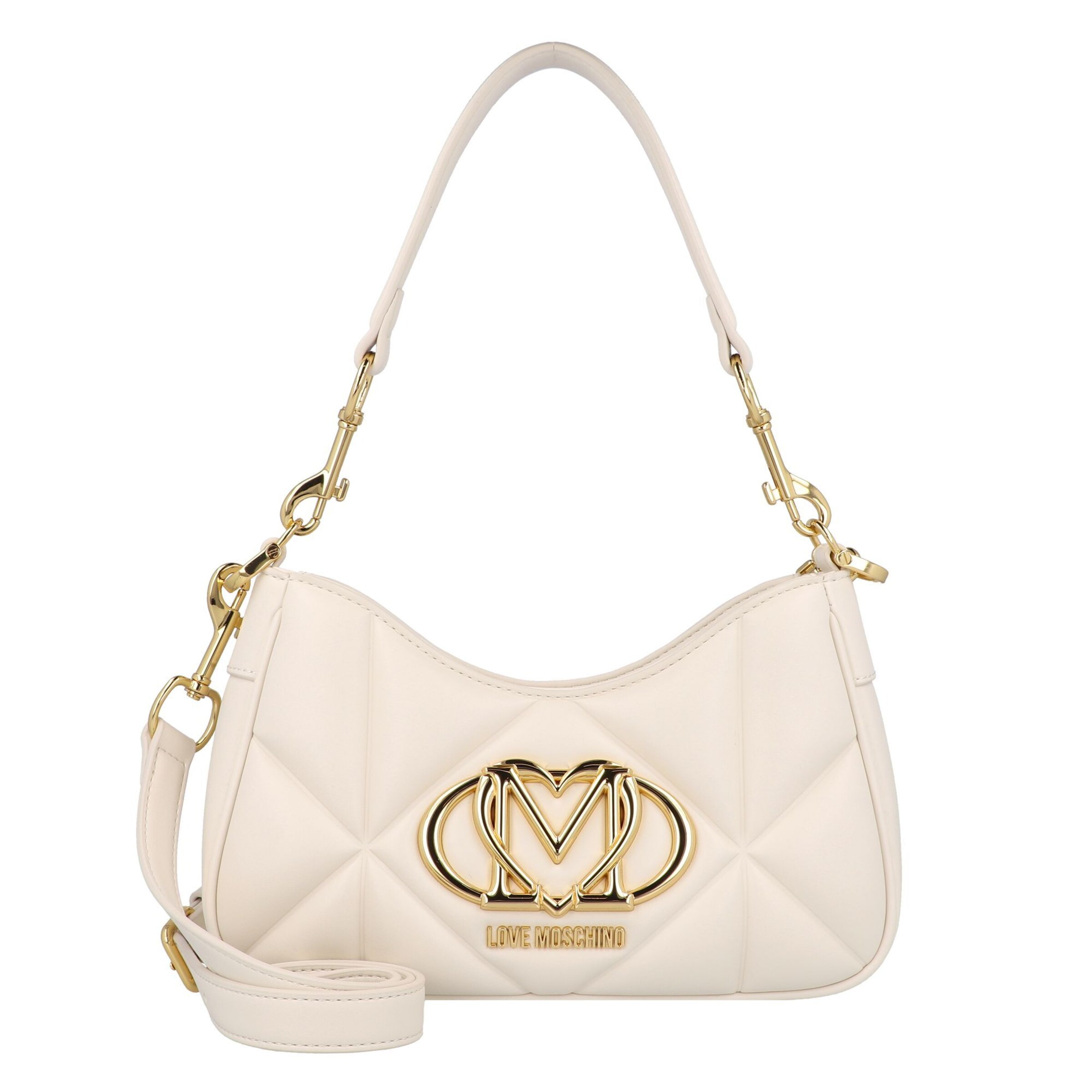 Love Moschino Schoudertas in Wit: voorkant