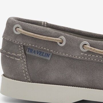 Travelin Moccasins 'Penzance' in Grey