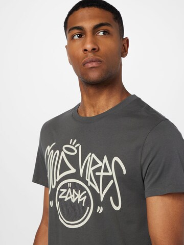 Zadig & Voltaire - Camiseta 'GOOD VIBES' en gris