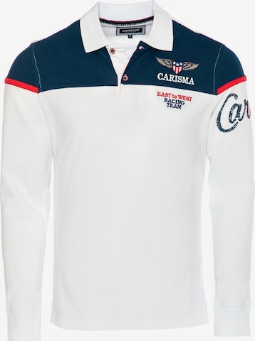 CARISMA Poloshirt in Weiß: Vorderseite