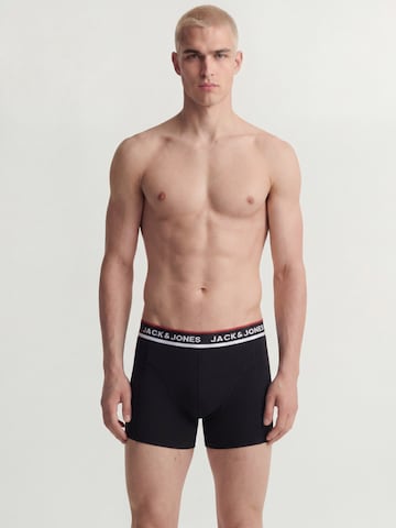 melns Jack & Jones Plus Bokseršorti 'JACSWAY': no priekšpuses
