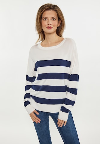 usha BLUE LABEL Sweater in Blue: front