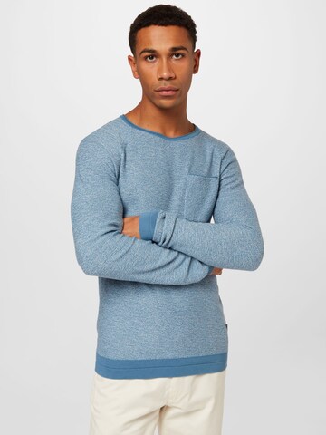 Pull-over BLEND en bleu : devant