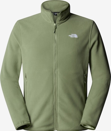 THE NORTH FACE Функционално поларено яке 'Glacier' в зелено: отпред