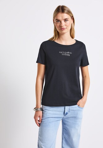 STREET ONE Shirt in Blue: front