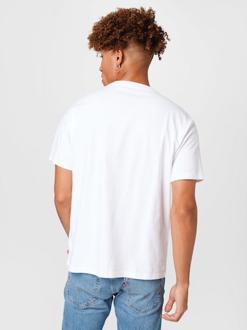 LEVI'S ® Тениска 'Vintage Fit Graphic Tee' в бяло