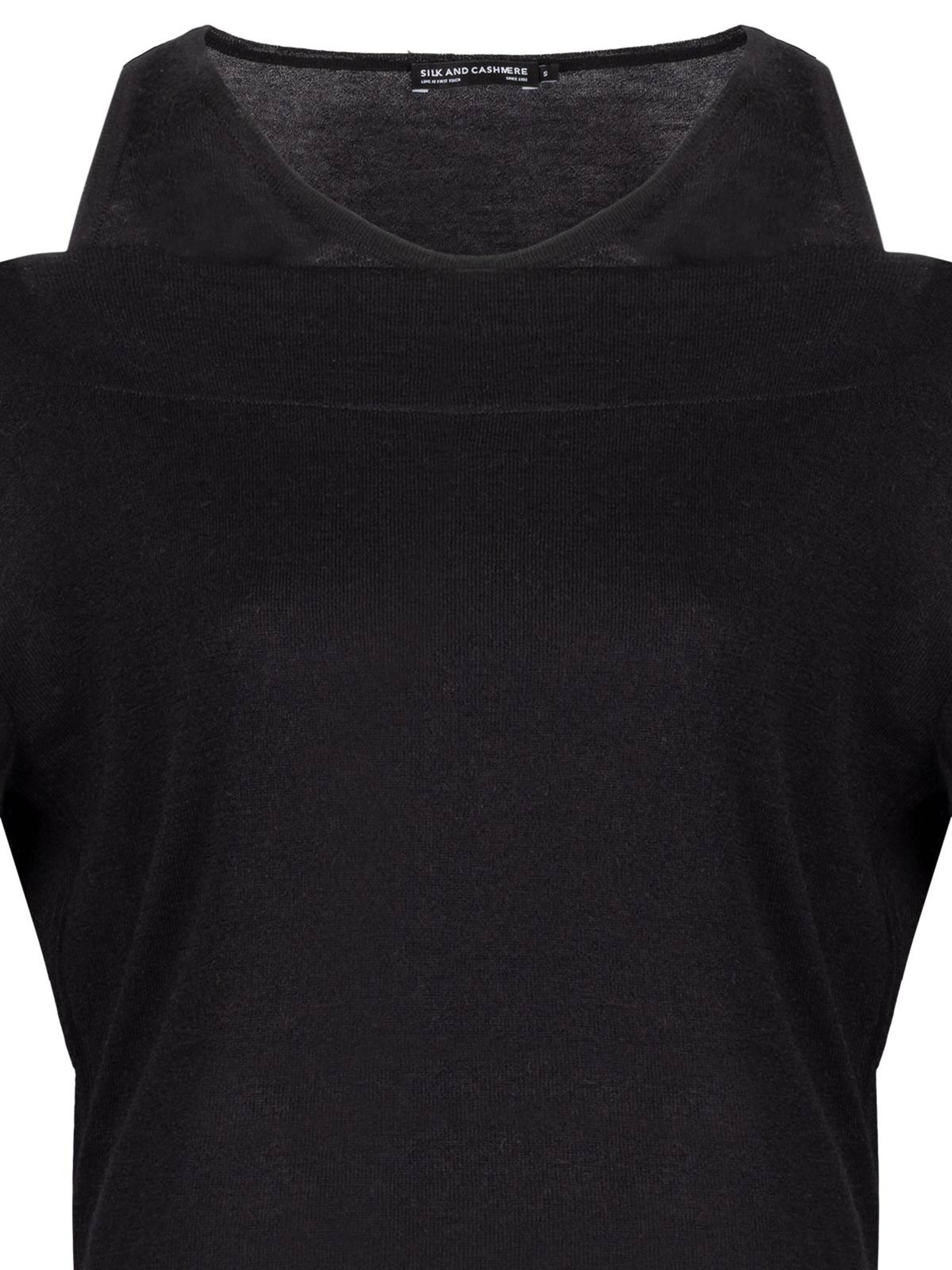 Chemisier SILK & CASHMERE en noir