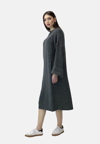 Robes en maille Elara en gris