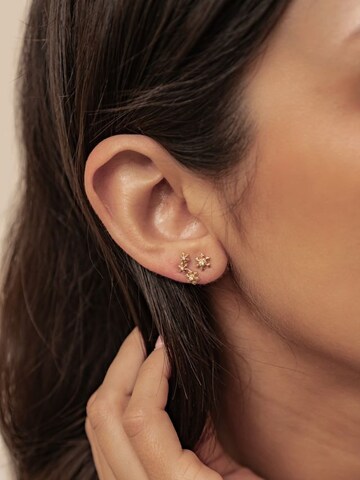 Hey Happiness Ohrringe 'Snowflake Trio'‌‌‌‌‌‌ in Gold
