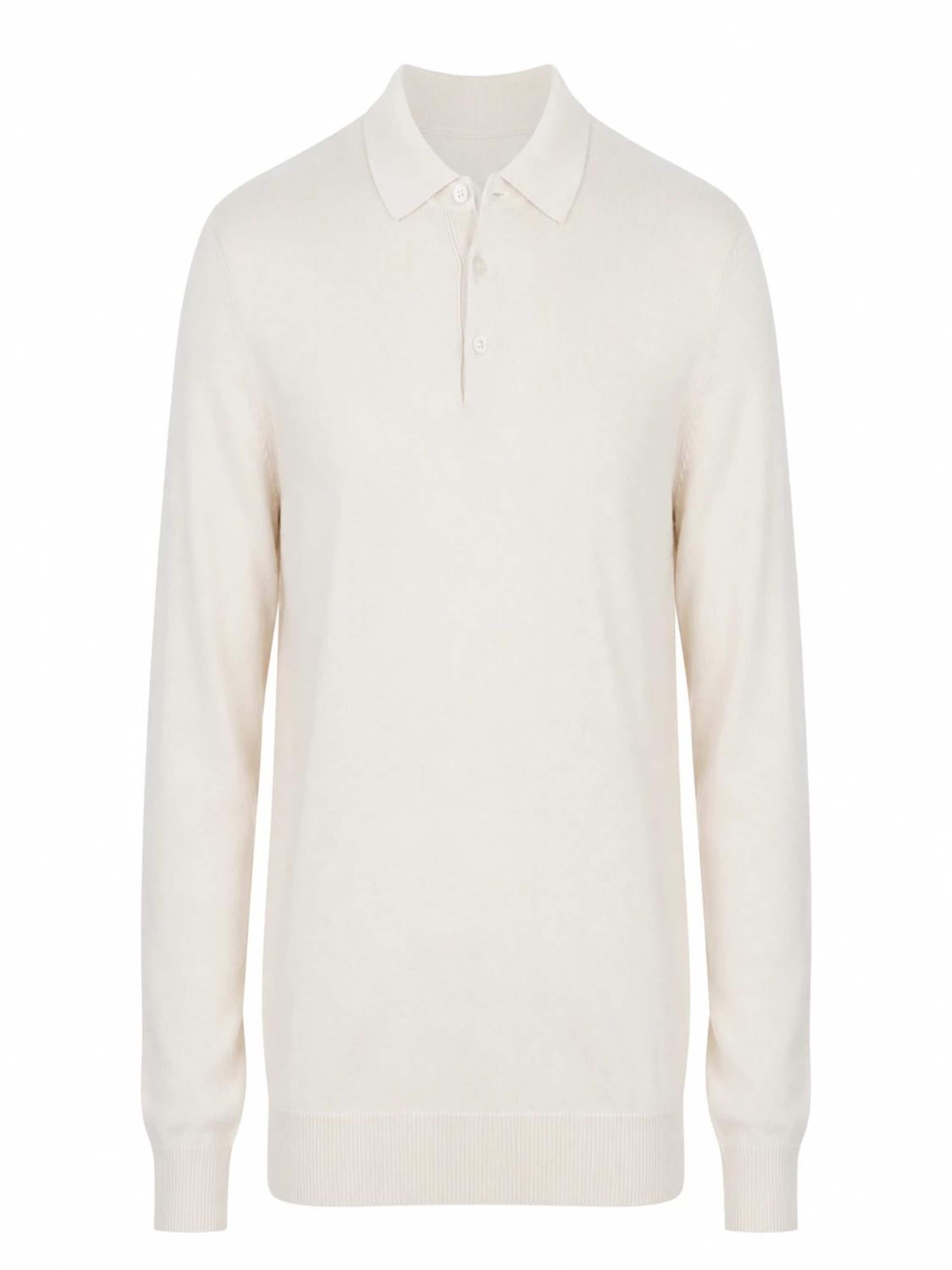 Ramsey Knit Cardigan in Beige: front