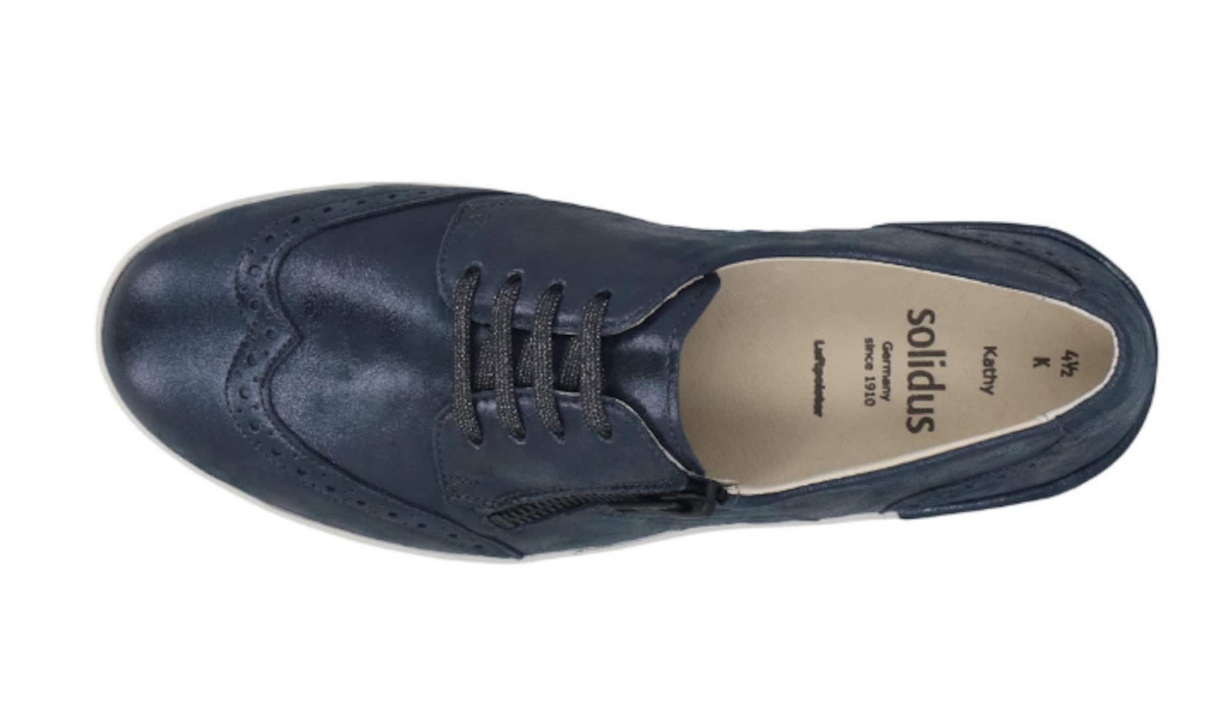 SOLIDUS Schnürschuh in Blau