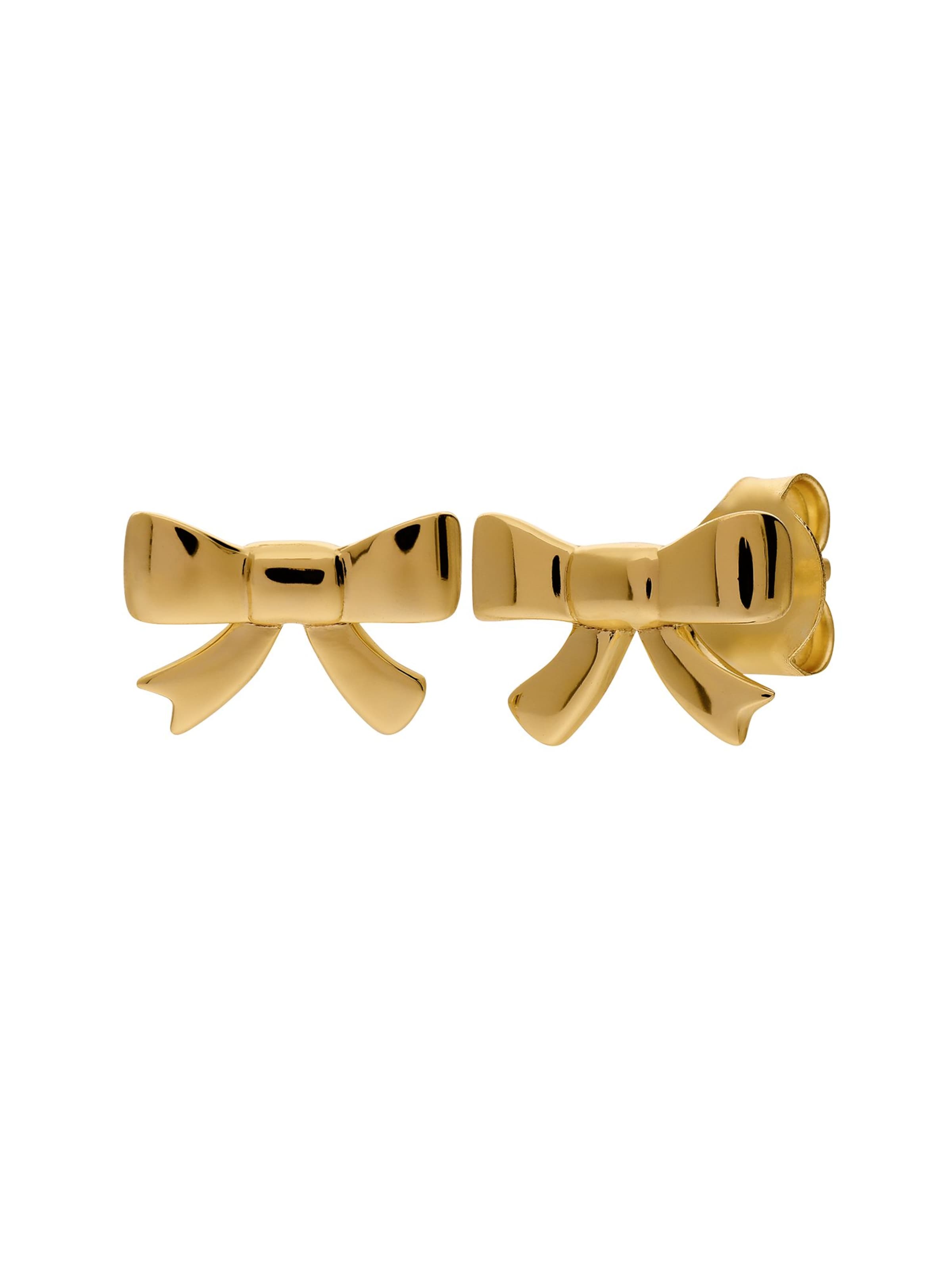 Lucardi Earrings in Gold: front