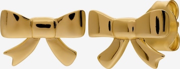 Lucardi Earrings in Gold: front