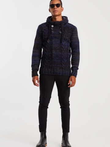Leif Nelson Pullover in Blau