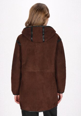 DreiMaster Vintage - Abrigo de invierno en marrón
