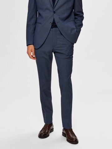 SELECTED HOMME Slimfit Pantalon in Blauw: voorkant