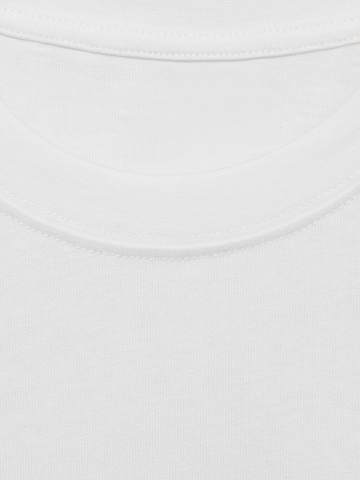 Tricou 'ANOUK' de la MANGO MAN pe alb