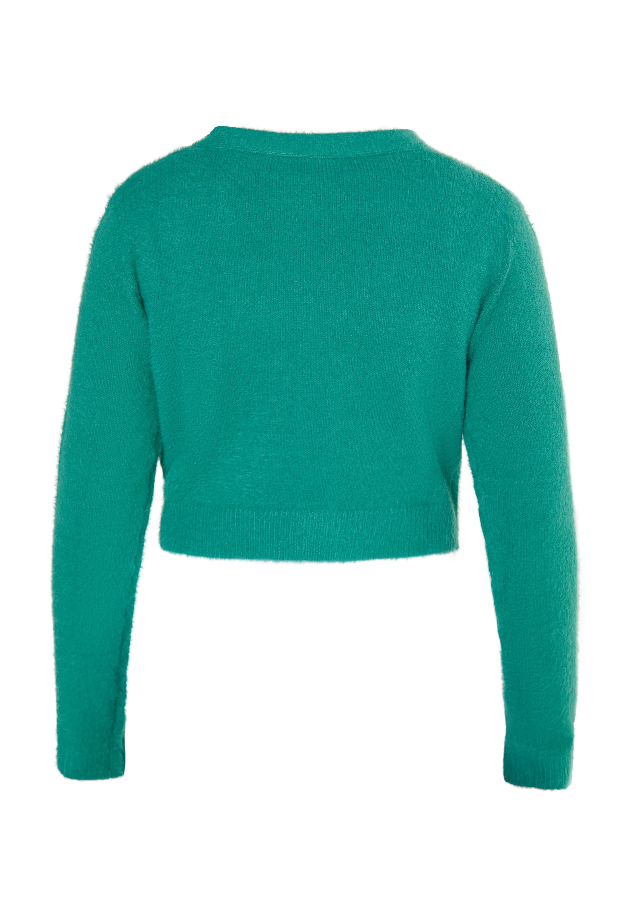 Geacă tricotată 'Biany' de la MYMO pe verde