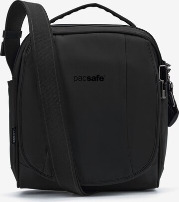 Borsa a tracolla di Pacsafe in nero: frontale