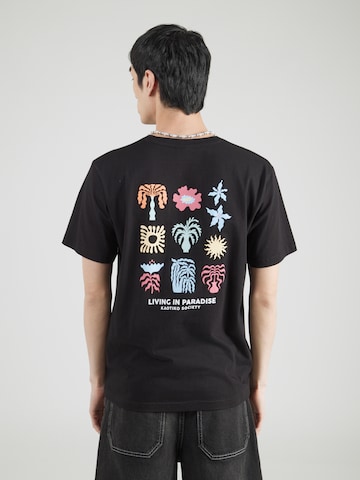 Maglietta 'PARADISE' di Kaotiko in nero