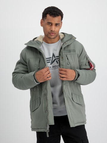 ALPHA INDUSTRIES Winter Parka 'N3B Expedition' in Green