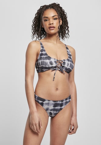 Urban Classics Bustier Bikini i sort: forside