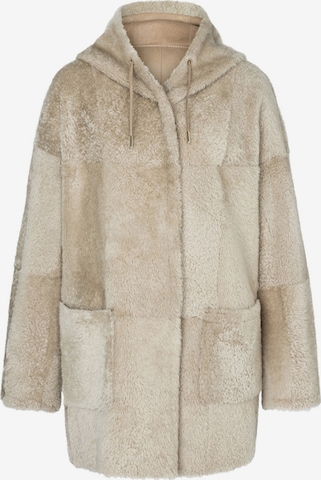 Werner Christ Between-Seasons Coat in Beige: front