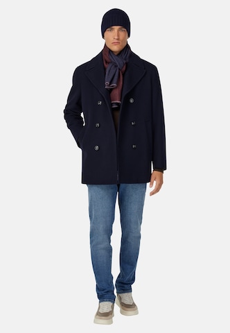 Boggi Milano Between-seasons coat in Blue