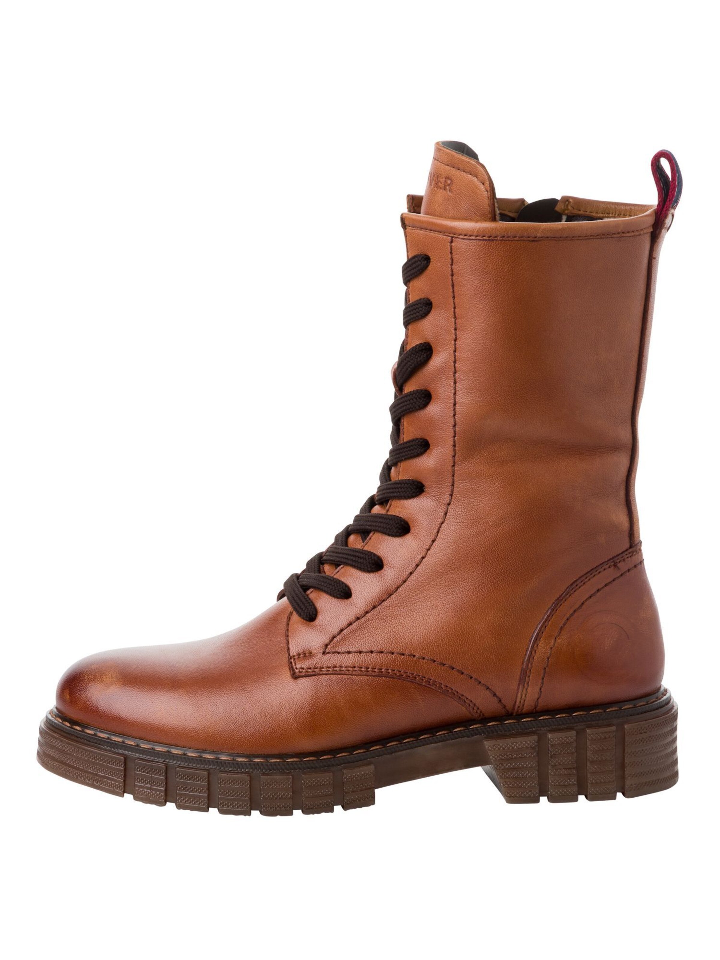 Stivaletto stringato di s.Oliver in marrone