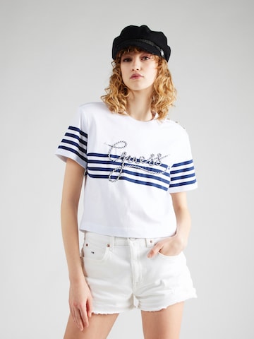 GUESS - Camisa 'Marina' em branco: frente