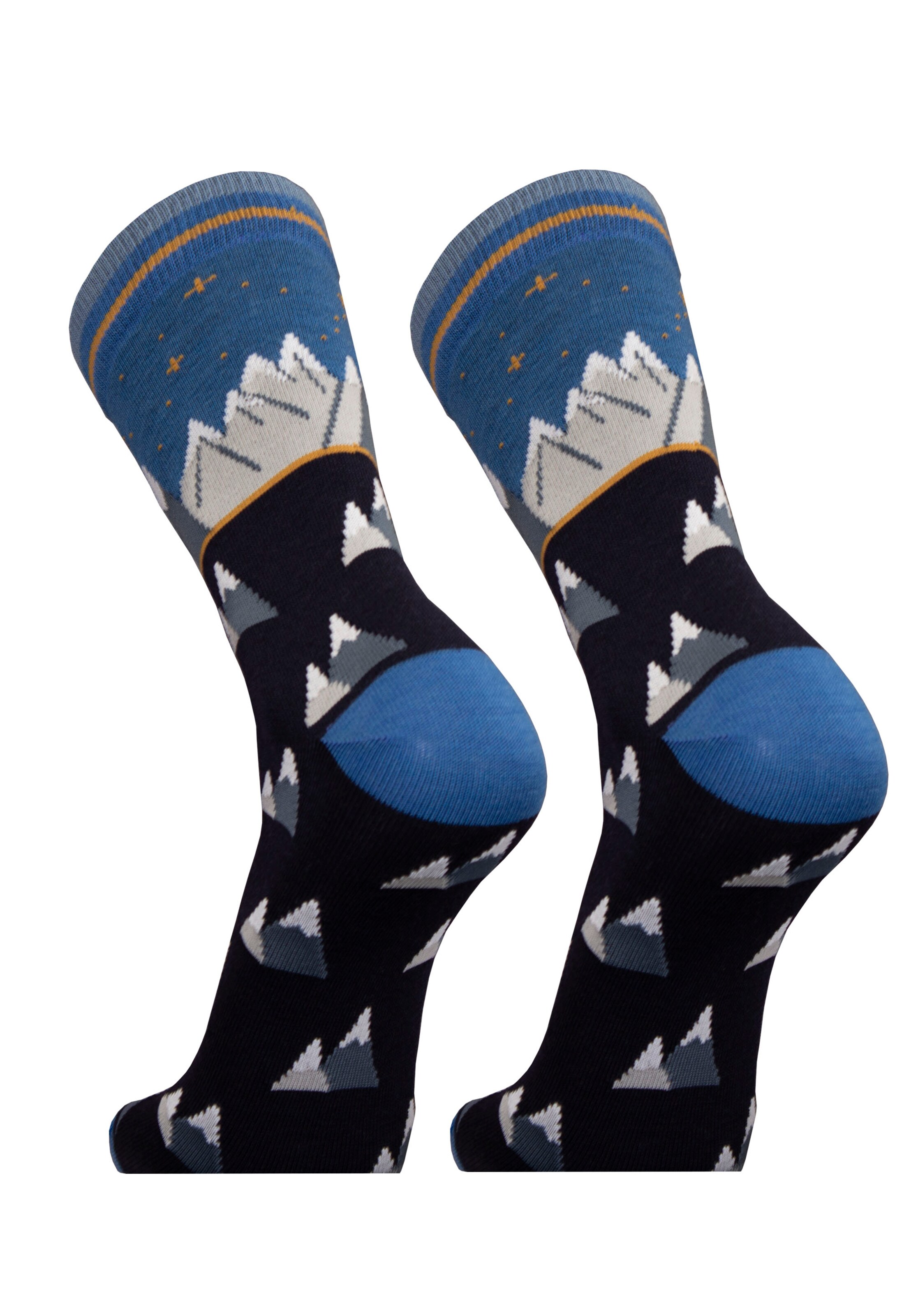 UphillSport Socken 'MOUNTAINS' in Blau