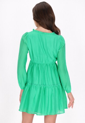 Robe faina en vert