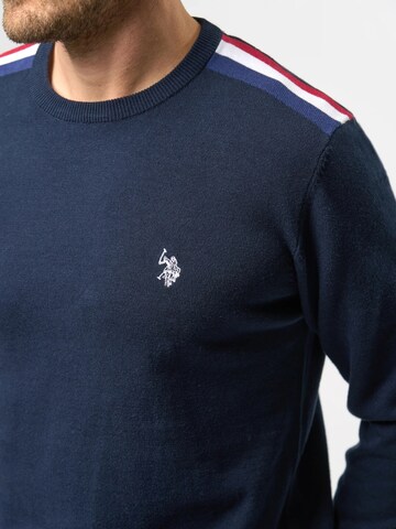 U.S. POLO ASSN. Pullover 'UMKarlo' in Blau