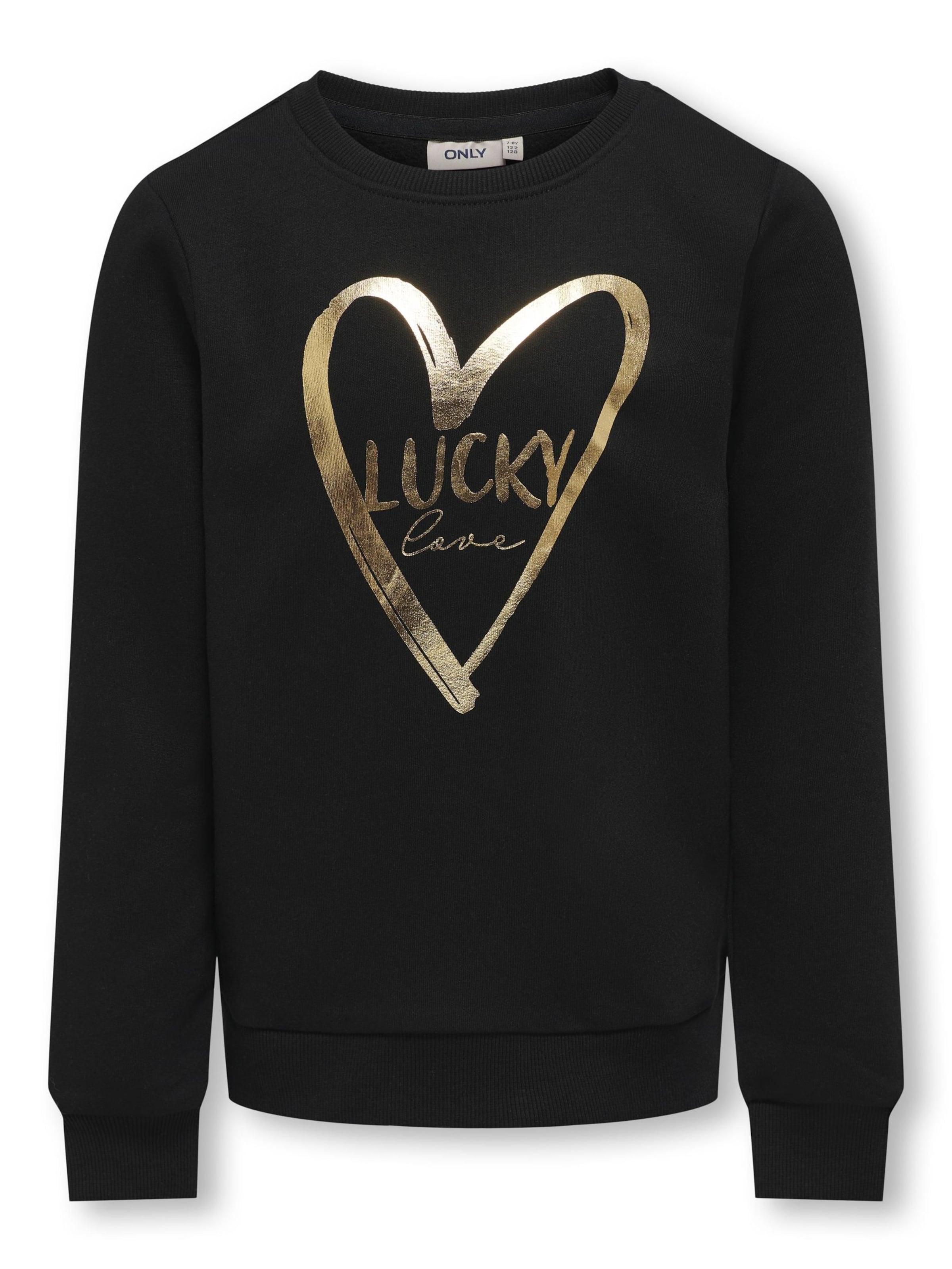 ONLY GIRLS - Sudadera 'KOGMARY' en negro: frente