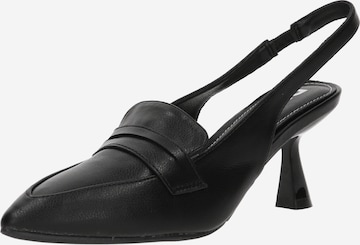 BiancoCipele s potpeticom i otvorenom petom 'PRETTY' - crna boja: prednji dio