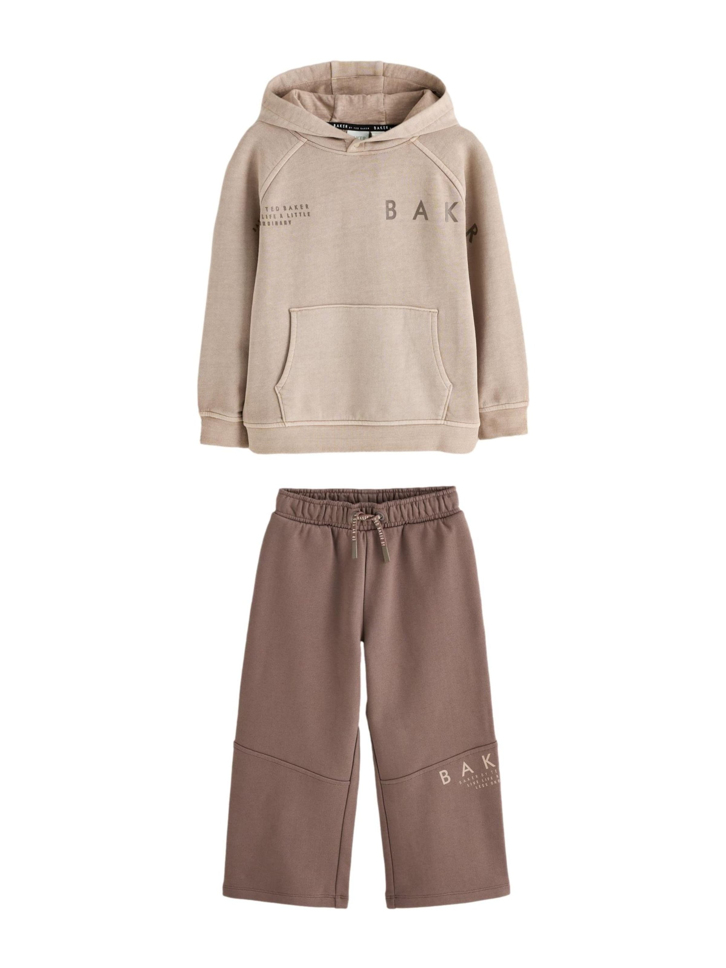 Tuta da jogging di Baker by Ted Baker in marrone: frontale