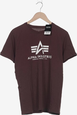 ALPHA INDUSTRIES Shirt in M in Red: front