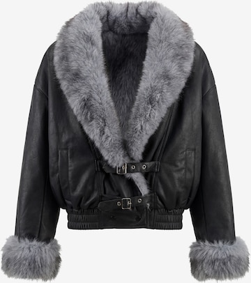 faina - Chaqueta de entretiempo 'Glamour' en negro: frente