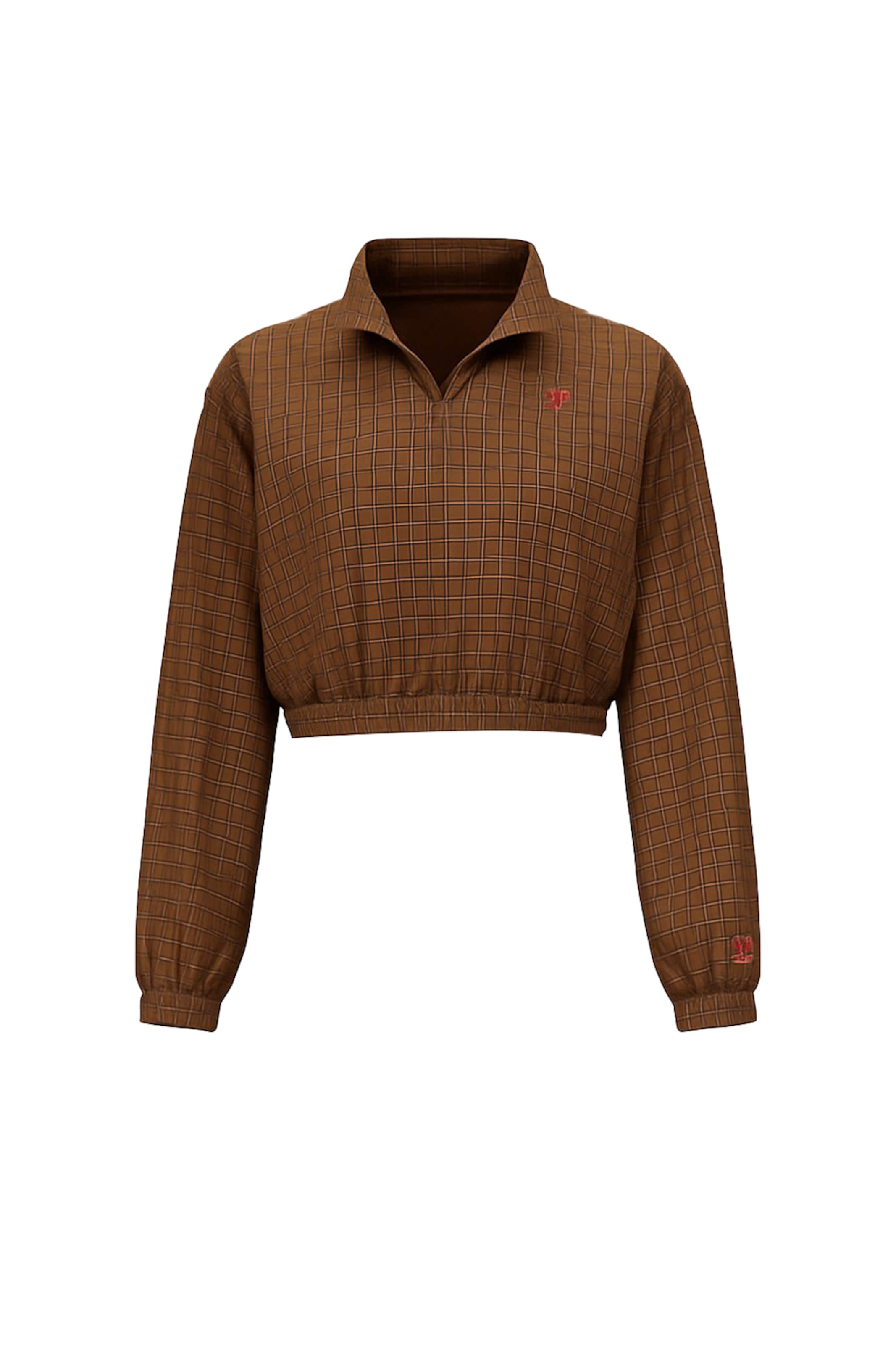 PCFG Sweatshirt in braun / schwarz, Produktansicht