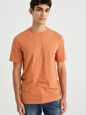 WE Fashion Tričko – oranžová