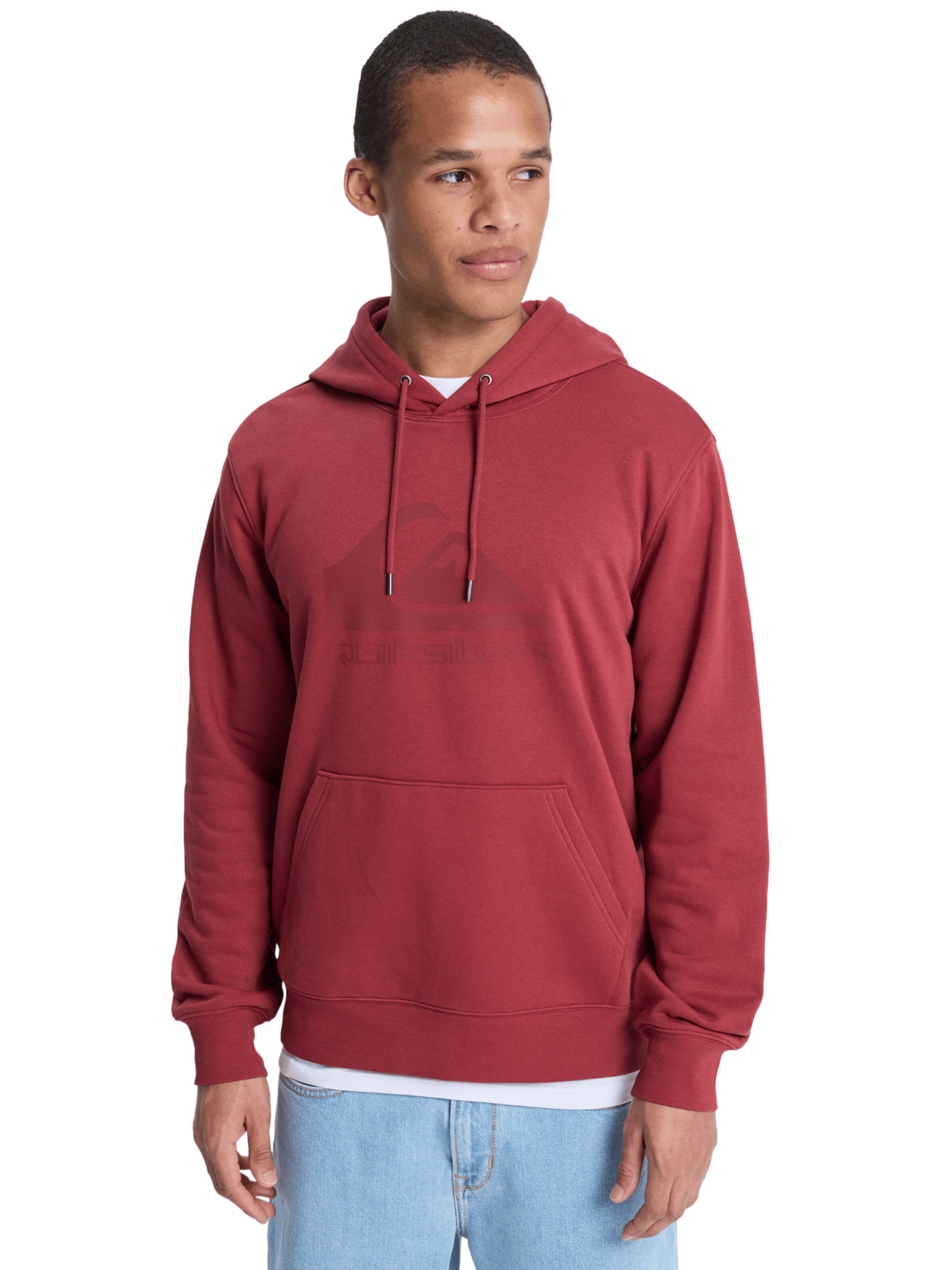 QUIKSILVER Sweatshirt in Rot: Vorderseite