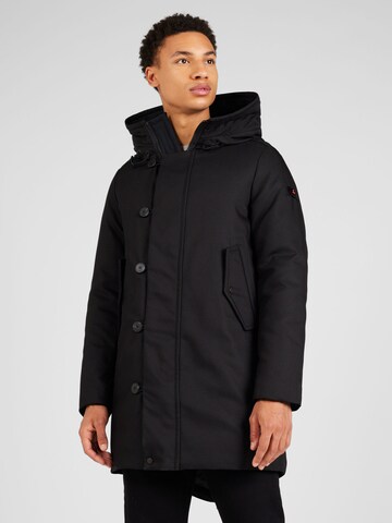 Peuterey Winterparka in Zwart: voorkant