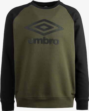 UMBRO Sweatshirt in Groen: voorkant