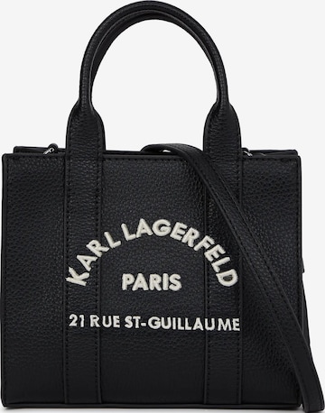 Karl Lagerfeld Τσάντα χειρός σε μαύρο: μπροστά